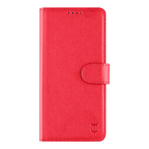 Tactical preklopna torbica Fancy Diary gladka Samsung Galaxy A55 - rdeča