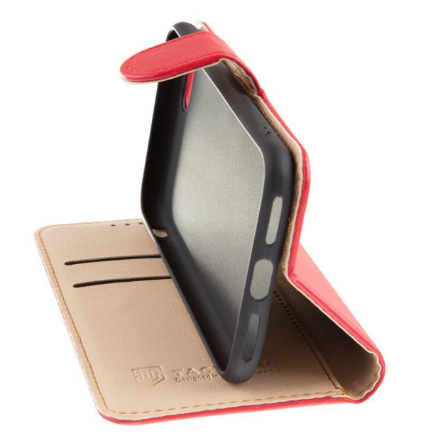 Tactical preklopna torbica Fancy Diary gladka Xiaomi Redmi Note 13 5G - rdeča - Image 2