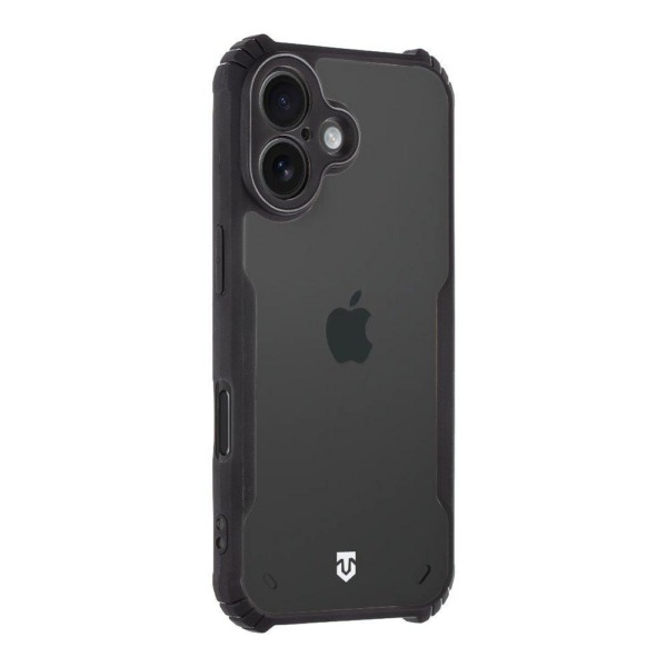 Tactical Quantum silikonski ovitek za iPhone 16 - prozorno črn - Image 2