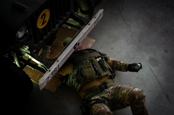 Tactical Space Force Strike Pods BeEko bluetooth slušalke sive - Image 8