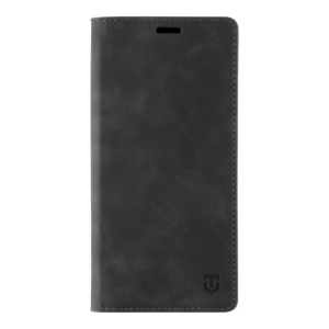 Tactical Velvet usnjena preklopna torbica za Honor 90 - črna