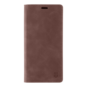 Tactical Velvet usnjena preklopna torbica za Samsung Galaxy A25 - rjava