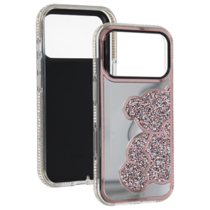 Teddy Bear ovitek za Samsung Galaxy S26 Ultra 5G - roza