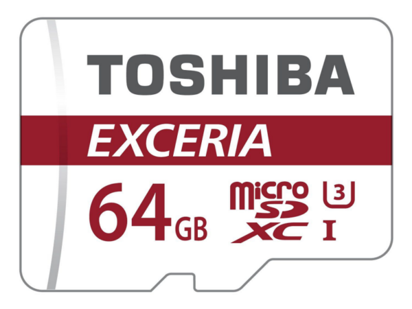 TOSHIBA SPOMINSKA KARTICA 64GB micro SDHC z adapterjem SD