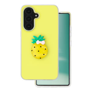 Tutti Frutti 2v1 silikonski ovitek za Samsung Galaxy A57 - rumen