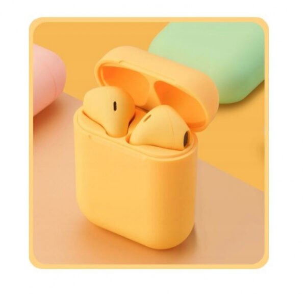 TWS bluetooth slušalka (slušalke) inPods 12 rumene - Image 6