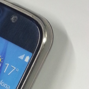 Ultra tanek silikonski ovitek za Samsung Galaxy S6 G920 - prozorno črn