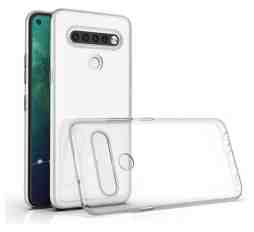 Ultra tanek silikonski ovitek za LG K61 - prozoren