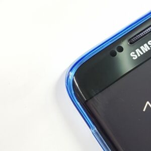 Ultra tanek silikonski ovitek za Samsung Galaxy S7 Edge G935 - prozorno moder