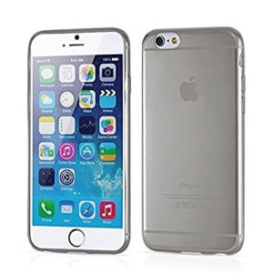Ultra tanek silikonski ovitek za iPhone 7 - prozoro črn