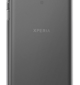 Ultra tanek silikonski ovitek za Sony Xperia X Compact - prozorno črn