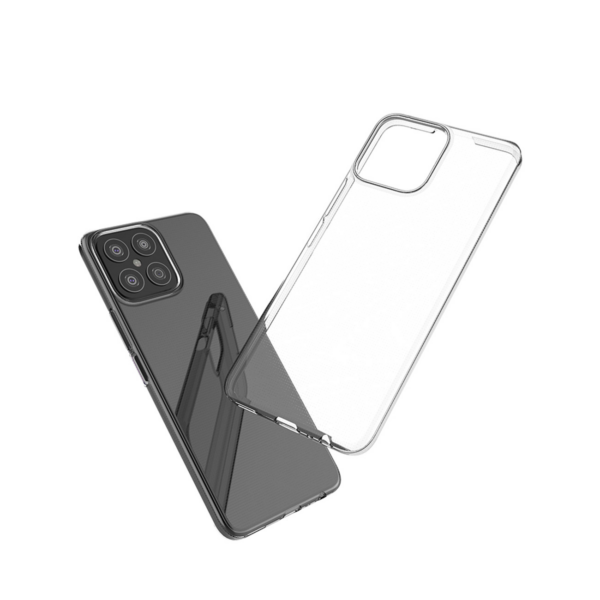Ultra tanek silikonski ovitek za Honor X8 - prozoren - Image 2