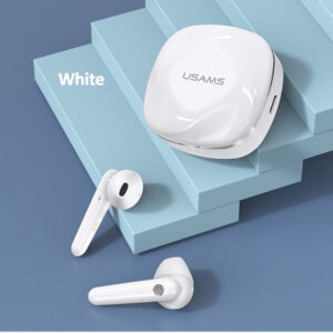 USAMS BLUETOOTH SLUŠALKA (slušalke) TWC SD 5.0 stereo - bele