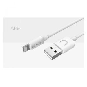 USAMS podatkovni kabel U2 SJ097 Lightning 2A dožina 1 m QC - bel