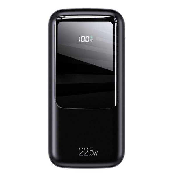 Usams zunanja baterija powerbank 20.000 mAh US-CD177 Quick Charge / PD 22,5W z LCD-jem / 3x izhod - črn - Image 5