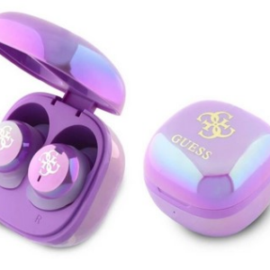 Guess bluetooth slušalke buds GUTWSJ144ESU stereo - vijola