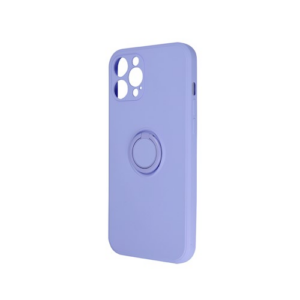 Silikonski ovitek Liquid Ring za iPhone 11 - vijola
