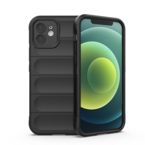Wave silikonski ovitek za iPhone 11 - črn