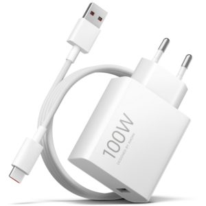 Xiaomi MY-19-ER stenski polnilnik 100 W USB-A s kablom USB-C – bel