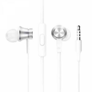 Xiaomi slušalke Mi In ZBW4355TY s 3,5 vtičem in mikrofonom - srebrne