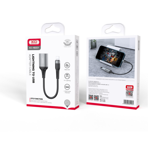 XO adapter OTG Lightning na USB - Image 2