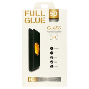 ZAŠČITNO STEKLO FULL GLUE 5D Samsung Galaxy A7 2018 A750 FULL screen - črn