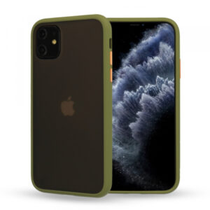 Silikonski ovitek s trdim zadnjim delom za Xiaomi Redmi 10T in 10T Pro  - zelen