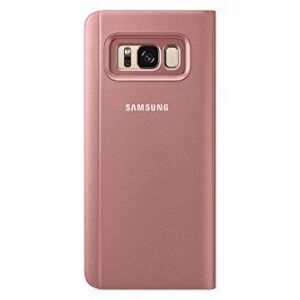 SAMSUNG original torbica Clear View EF-ZG950CPE za SAMSUNG Galaxy S8 pink